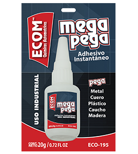 ADHESIVO INDUSTRIAL MEGA PEGA 20 grms (C